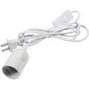 Lamp Base Holder Power Cord Cable 1.8m E27 EU Hanging Pendant LED Light Fixture Lamp Bulbs Socket Cord Adapters With Switch 220V