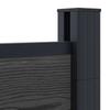 WPC and Aluminum Fence Panel Black