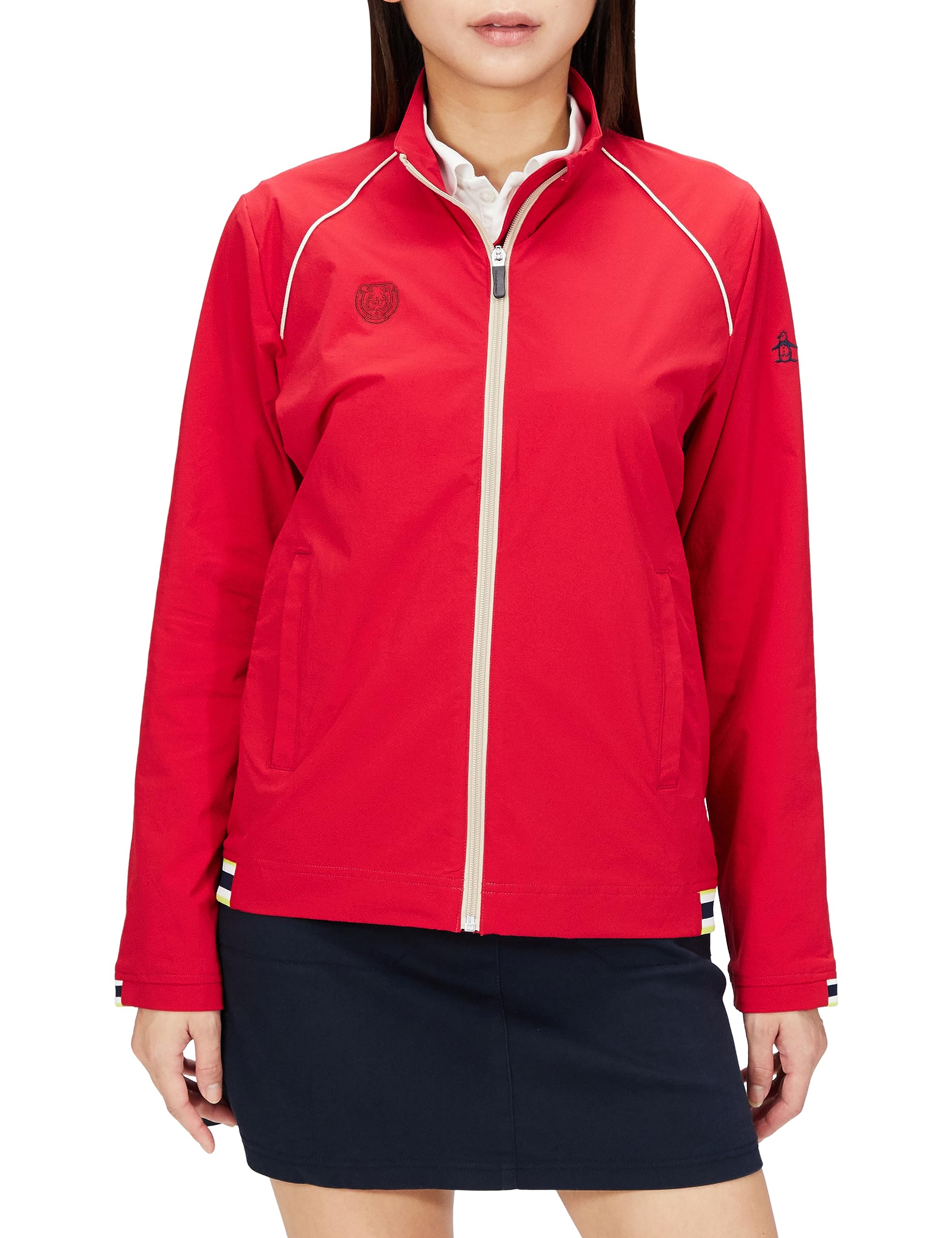 

Munsingwear MGWWJK01 Легкий дождевик-ветровка для женщин размера M, блузон на молнии, эластичный, водоотталкивающий, для гольфа, (РД00 (красный))