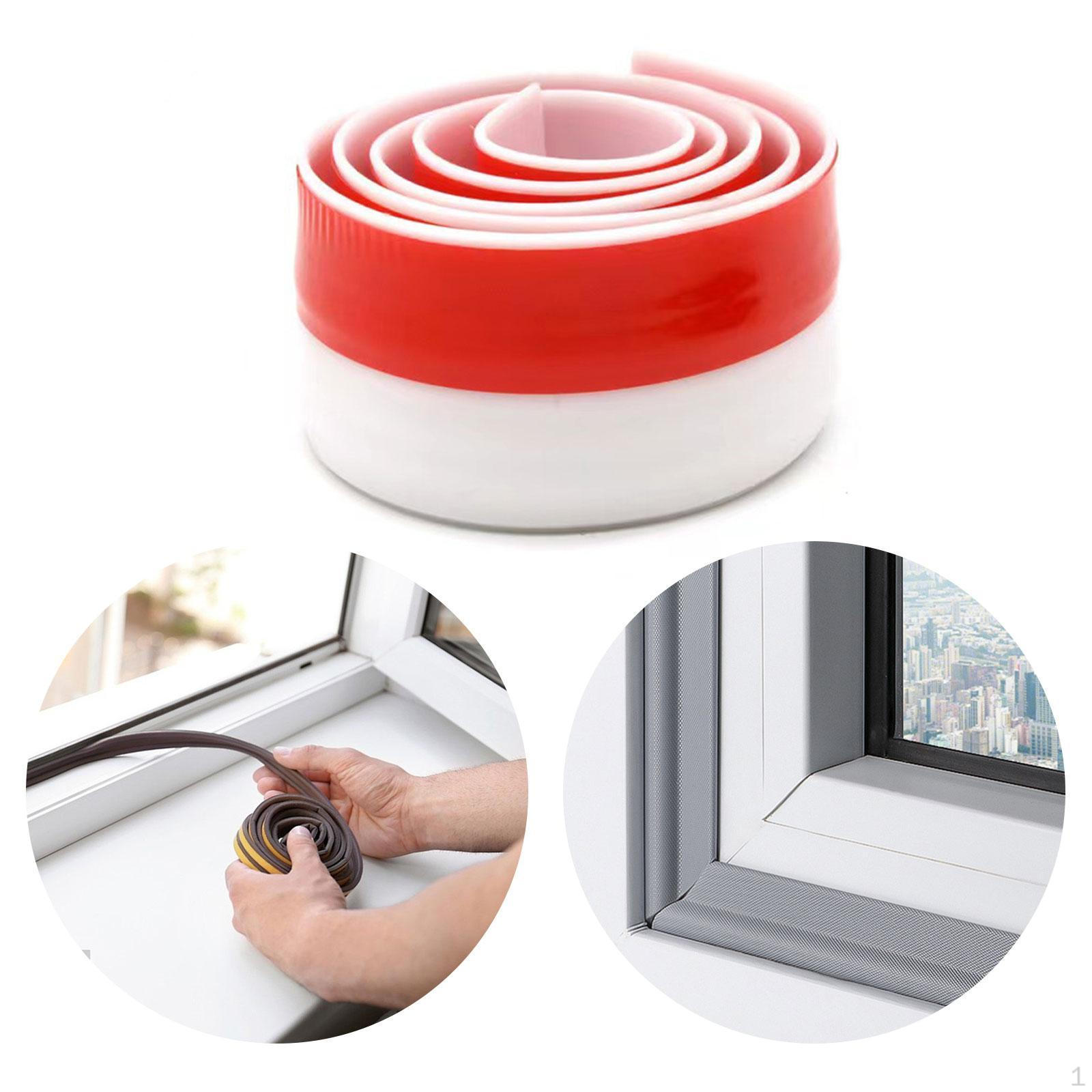 

Door Sealer, Strip for Draft , T Shape Sweep білий
