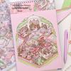 Light Luxury Cartoon Miniature Scene Sticker Book: Creative Fun DIY Stickers