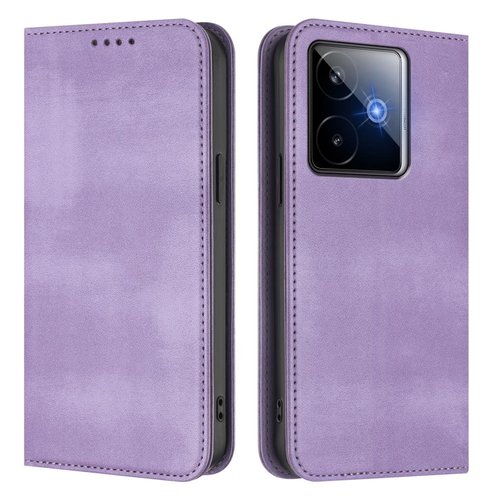 Dla Realme GT7 Pro Racing 5G Etui Portfelowe Tekstura Retro Blokowanie RFID Skórzany Pokrowiec na Telefon