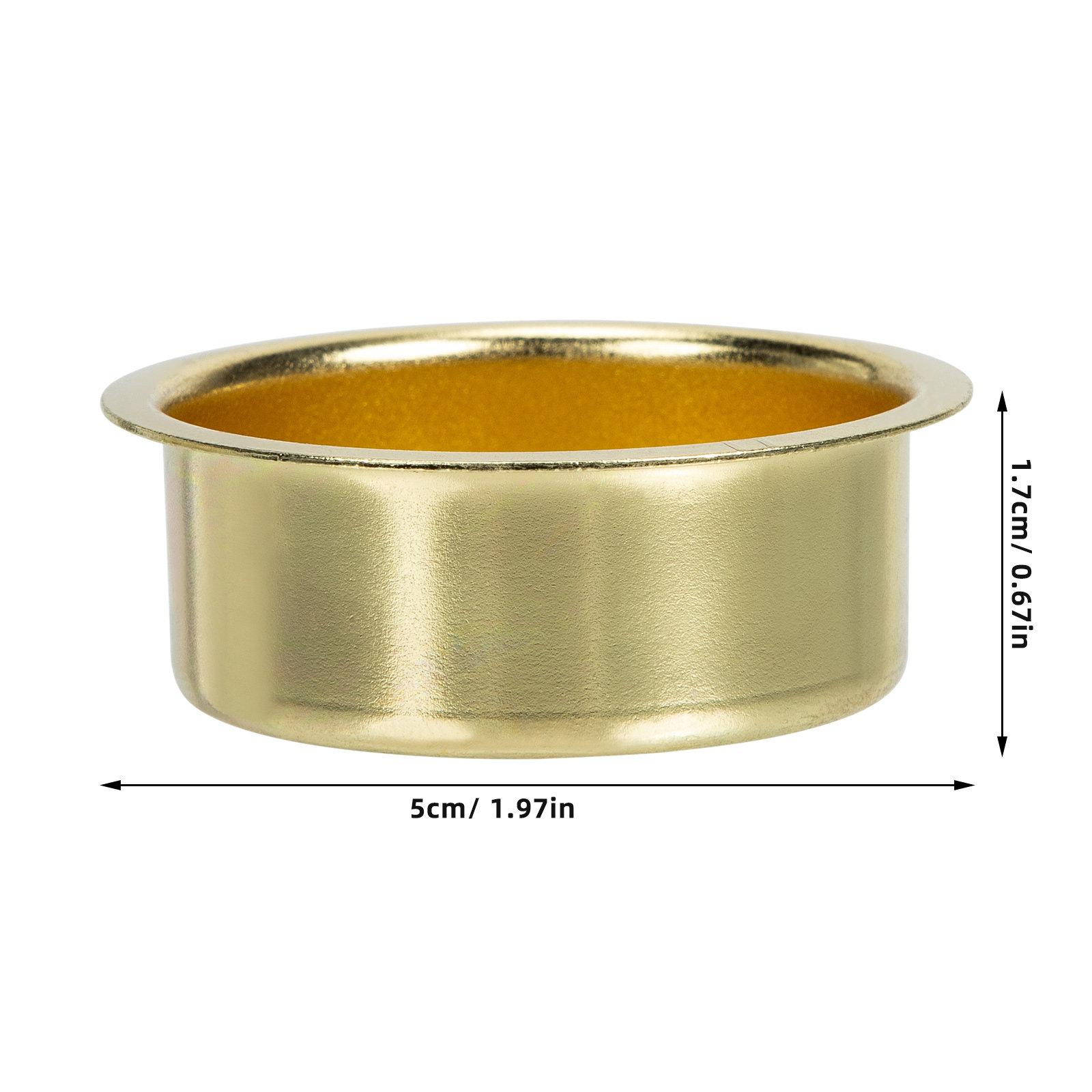 

5Pcs Iron Pillar Holders Vintage Black Stand Home Decor Christmas Thanksgiving Wedding Candlestick Holder золотистий