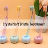YALINNA Soft-Bristle Curved Neck Toothbrush
