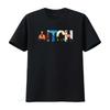 Vintage Hip Hop Rapper Aitch Collage Tryck Streetwear T-shirt vintage designerkläder homme Bekväm Stretch