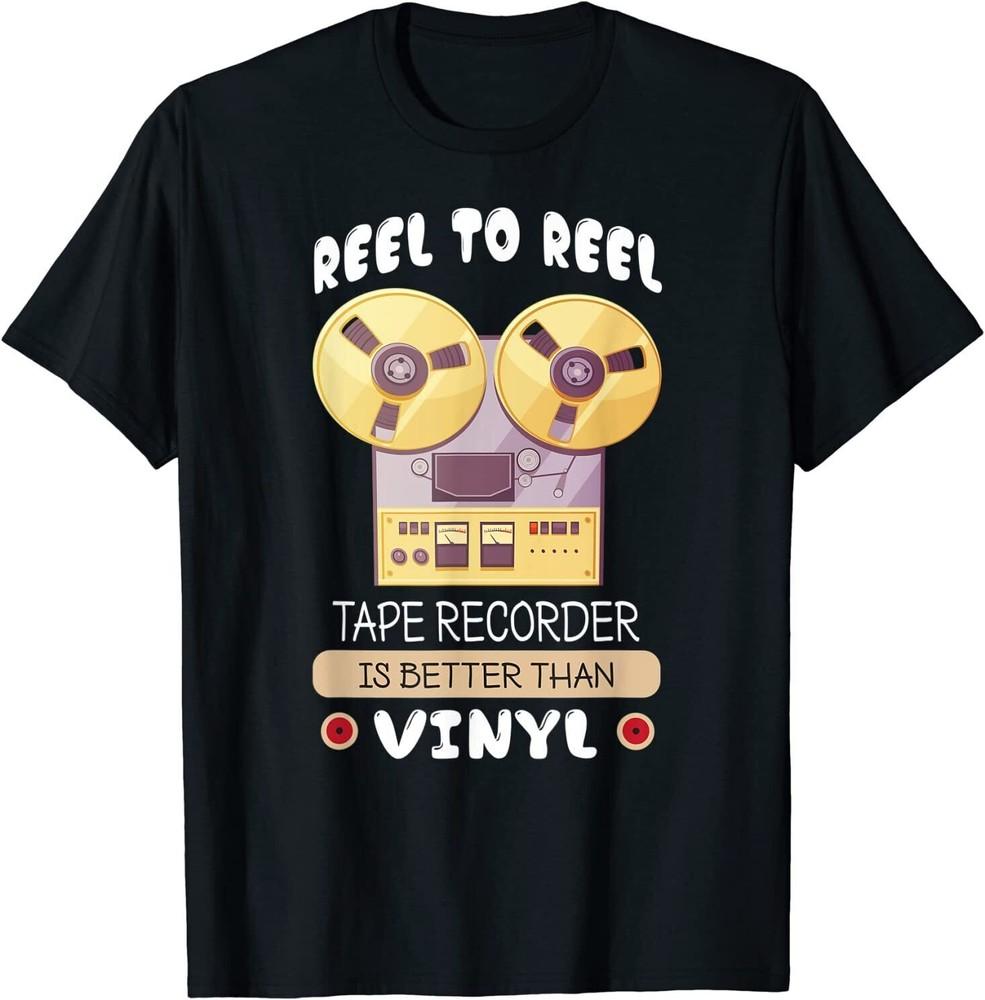 

NEW LIMITED Recorder Lover - Reel to Reel Design Gift Idea T-Shirt S-3XL Unisex T-Shirt XXL