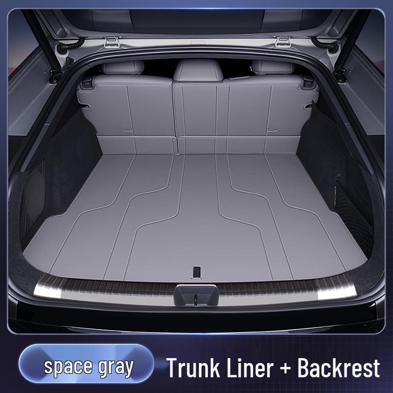 XPeng P7 2025 Trunk Mat - Full Coverage Tail Box Mat for Car Interior Accessories