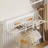 Carbon Steel Radiator Drying Rack Wall Mounted Space Saving Clothes Drying Rack Folding Shoes Storage Rack Balcony