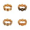Imitation Pearl Wide Metal Bangles Luxury Jewelry Geometry Hand Ring Retro Drip Oil Bracelet  Party