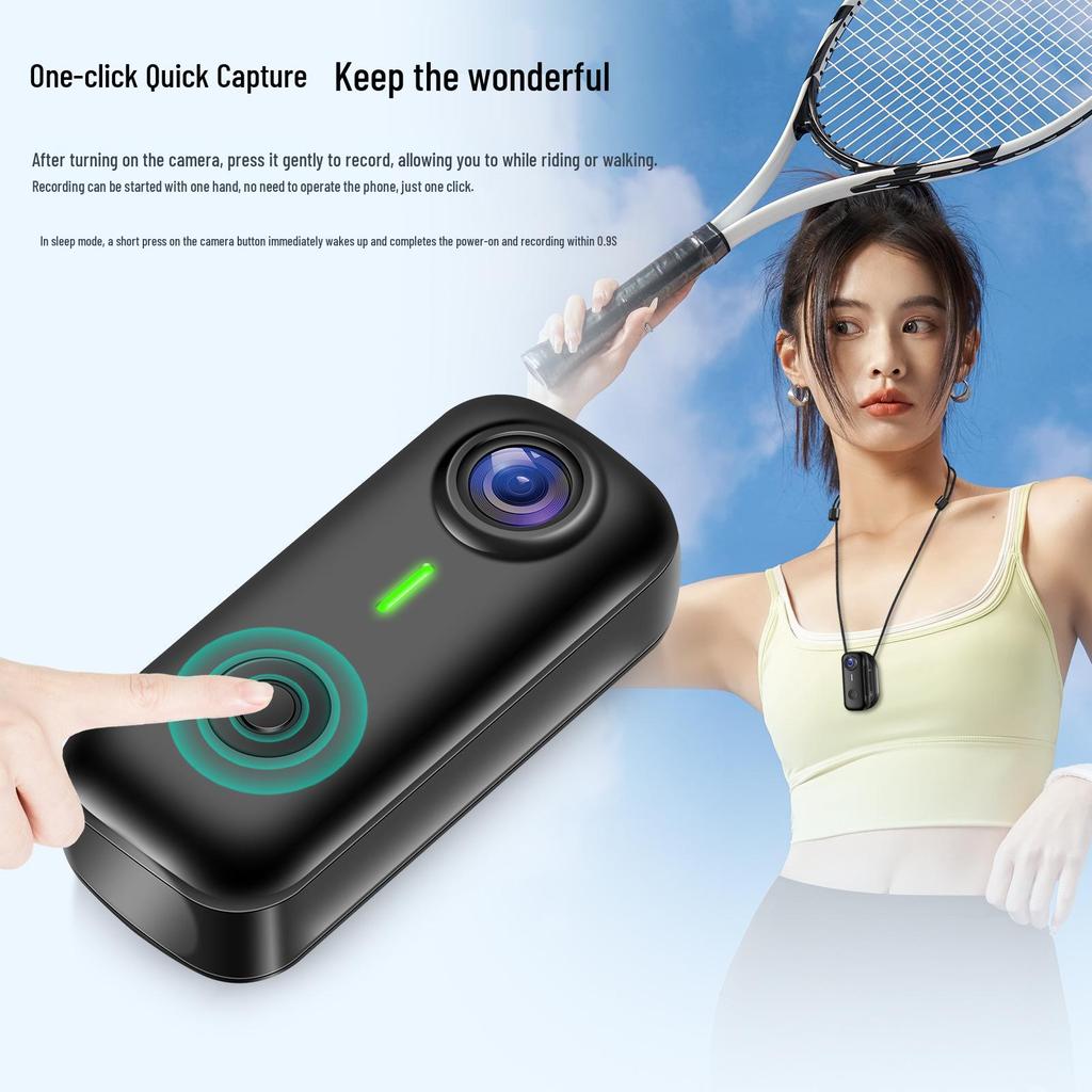 Cross 2.7K HD Cycling Recorder: Magnetic Mount Camera for Sports and Campus Use