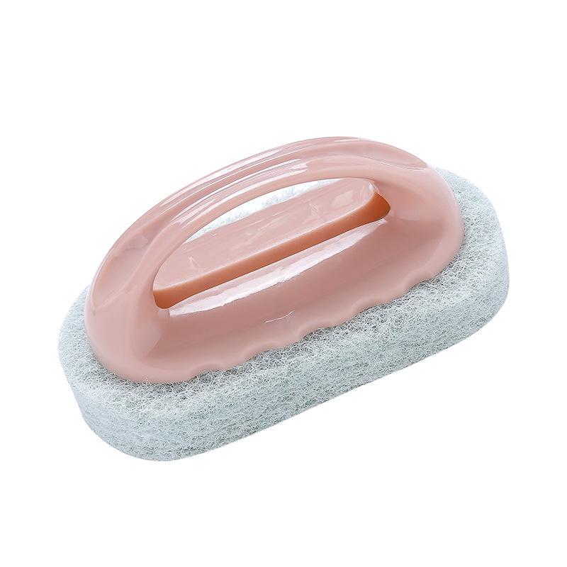 Sponge Brush Eraser Handle Grip Sink Pot Bowl Kitchen Cleaning Tool