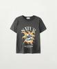Seteo Sun Retro Graphic Short Sleeve T-Shirt Retro Charcoal