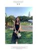 Plus Size Korean Style Black Polka Dot Lace Trim Dress (260 Jin)