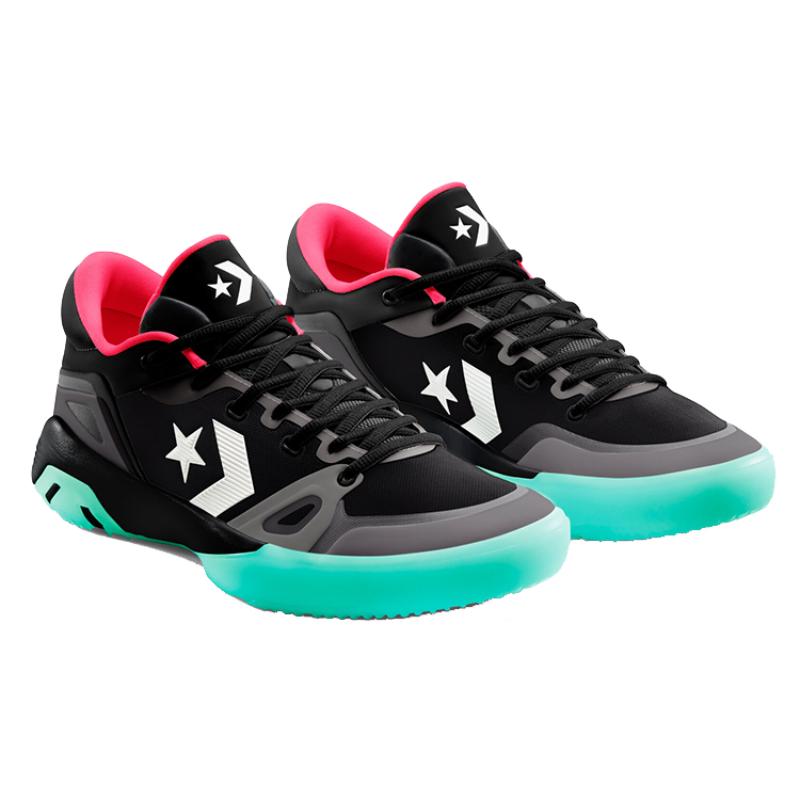 Converse G4 Solstice Collection - Solar Comfortable & Versatile Low-Top Basketball Shoes Unisex Black & Green