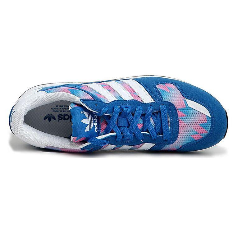 Adidas Originals ZX 700 Comfortable Versatile Shock Absorbing Non-Slip Low-Top Casual Shoes Women Sneakers Blue AQ3186