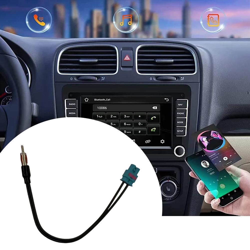 Car Radio Audio Cable Adaptor Antenna Audio Cable Male Dual Fakra - Din Aerial Antenna Adaptor for Ford Focus LV LVII 2008-2011