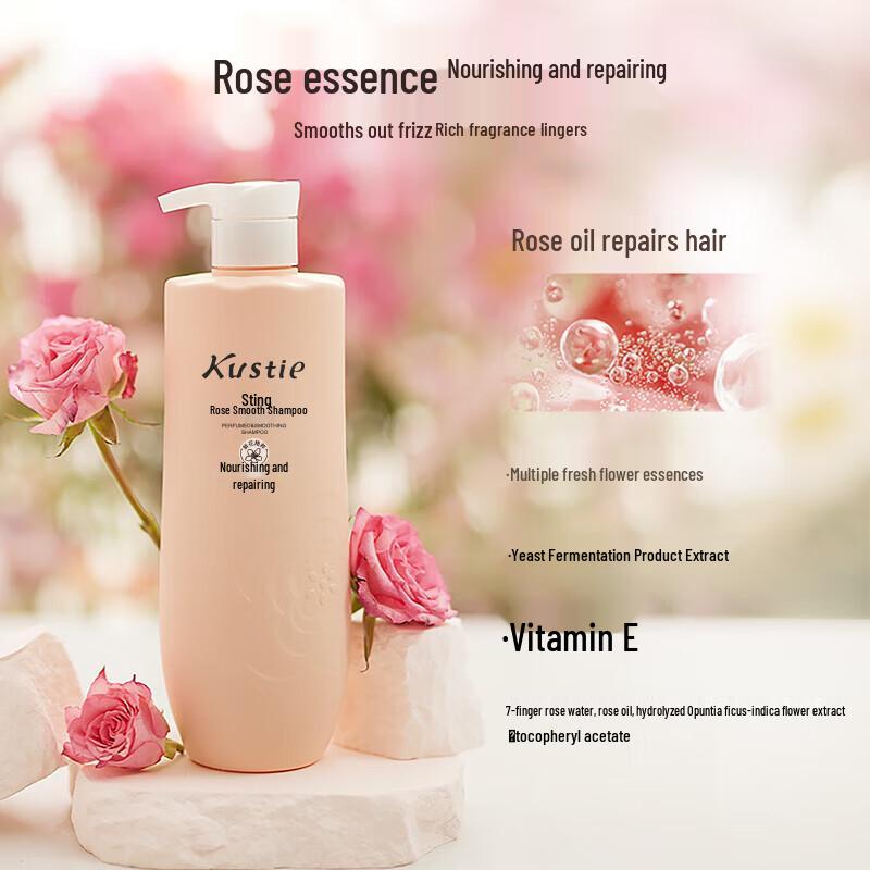 Kustie Rose Smooth Shampoo