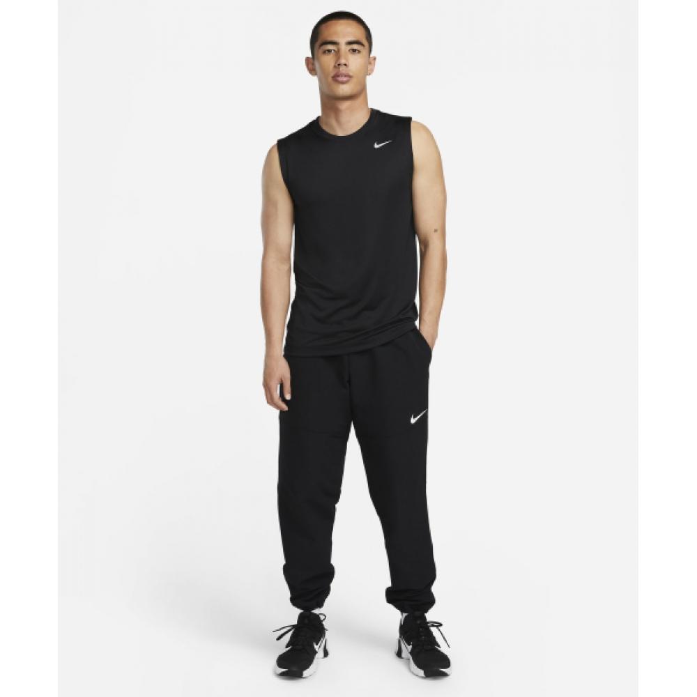Nike Dry FiT Legend Sleeveless FiTness T shirT M Black MaTTe
