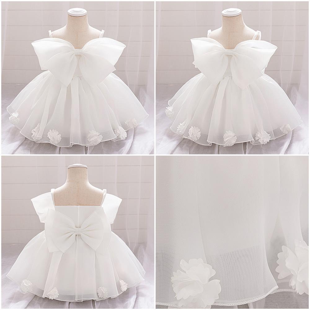 0-3Y Christmas Dress Newborn Baptism Wedding Dress for Baby Girl First Birthday Party Wear Toddler Girl Christening Gown Clothes CL003XZ