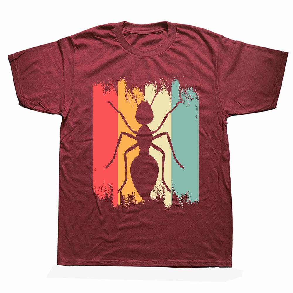 Funny Types of Ants Science Bug T Shirts Summer Cotton Streetwear Short Sleeve Ant Keeper Farm Gifts T-shirt Mens Clothing
