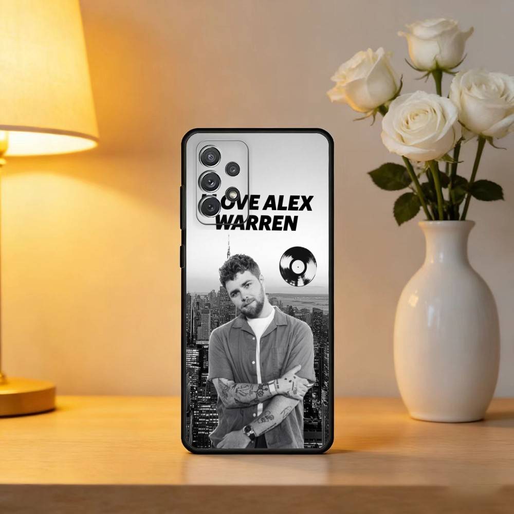 Singer A-Alex W-Warren Phone Case For Samsung Galaxy A73,A72,A71,A70,A53,A52,A51,Soft Silicone Black Cover