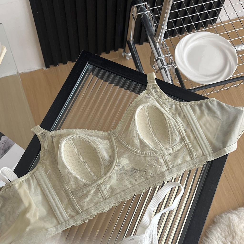 Soutien-gorge Fin avec Oreilles de Lapin Lingerie Sexy en Dentelle Soutien-gorge Rétracteur de Sein Anti-affaissement pour Femmes Soutien-gorge Push Up