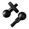 Pack Of 2 Aluminum Alloy 15mm Ball Head To 1/4Inch Thread Adapter With 2pcs Metal Washers Pad For Camera Tripod Mount