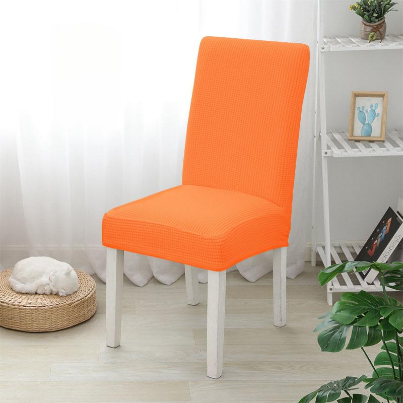 Thickened One-piece Elastic Chair Cover Corn Kernel Pineapple Grid Dining Chair Cover Stool Cover Chair Cover