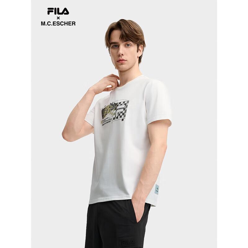 FILA Men s Knit Short Sleeve Round Neck T-Shirt M
