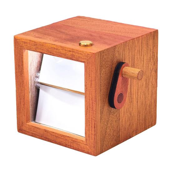 Individuelle Flip-Foto-Box Personalisierter Foto-Flipbook-Rahmen Animationsmaschine Mechanischer Kurbel-Bild-Flipper mit Licht Geburtstagsgeschenke