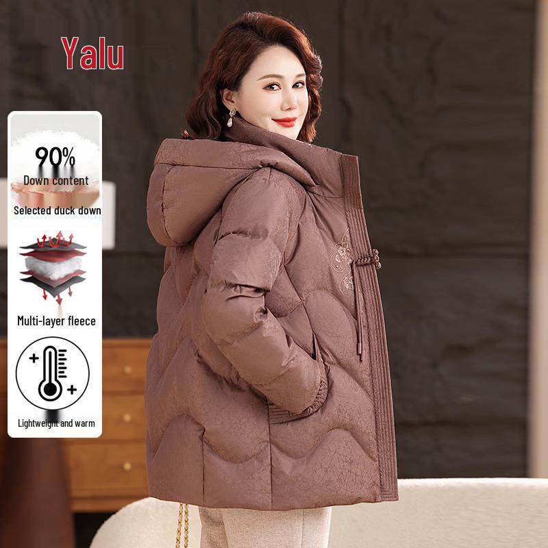 

Женская плотная пуховая куртка Yalu с 90% утиного пуха L