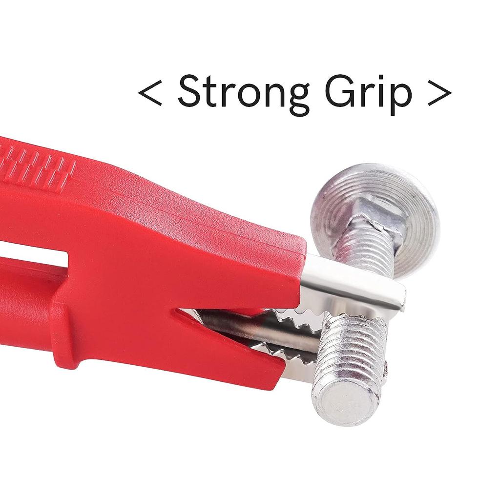 5PCS Alligator Clips Test Leads Dual Ended Crocodile Wire Cable with Insulators Clips Test Flexible Copper Cable for Electrical