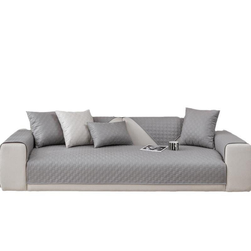 Sofa Cushion Four Seasons Universal Technology Cloth Modern High-Grade Light Luxury Waterproof And Non-Slip Cushion Non-Stick Fur Seat Cushion Cover