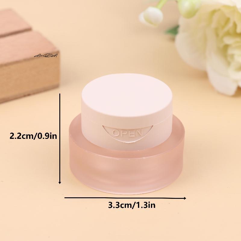 1/2Pcs 3g Empty Nail Packaging Jar Box DIY Nail Manicure Gel UV Varnish Ombre Nail Polish Storage Container for Beauty Tools