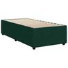 Box Spring Bed with Mattress Dark Green 80 x 200 cm Velvet