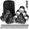 Cross-border Nylon Figure Eight Hair Curler - Curling Iron for Lazy Effortless Curls