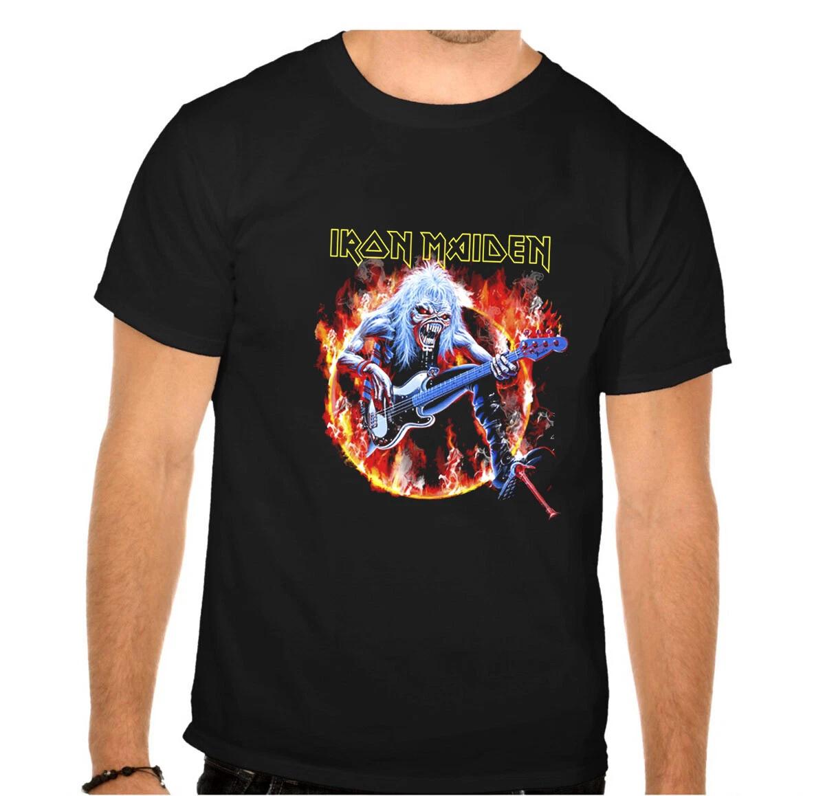 

IRON MAIDEN Rock Band Rock Music Legends Black T-SHIRT -937- 3XL