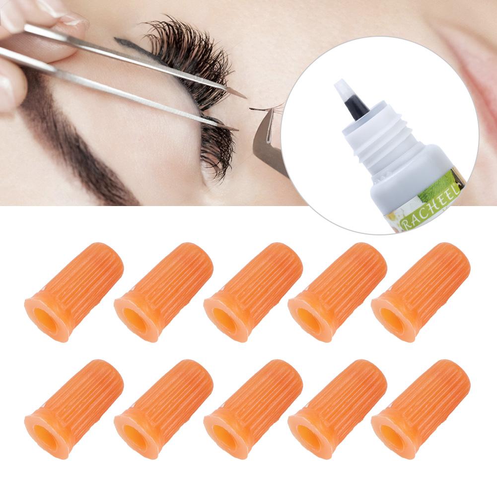 

10pcs Eyelash Glue Bottle Plug Blocking Needle for Eyelash Extensions Tools