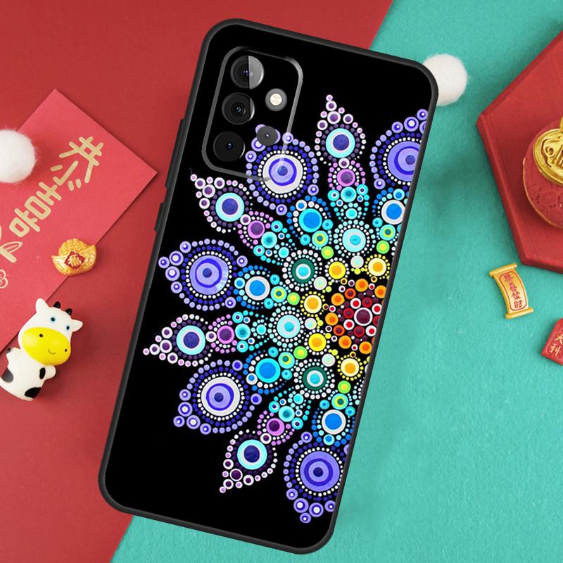 Elegant Mandala Floral Design Case For Samsung Galaxy A13 A33 A53 A15 A25 A35 A55 A54 A34 A14 A71 A51 A12 A32 A52 Cover