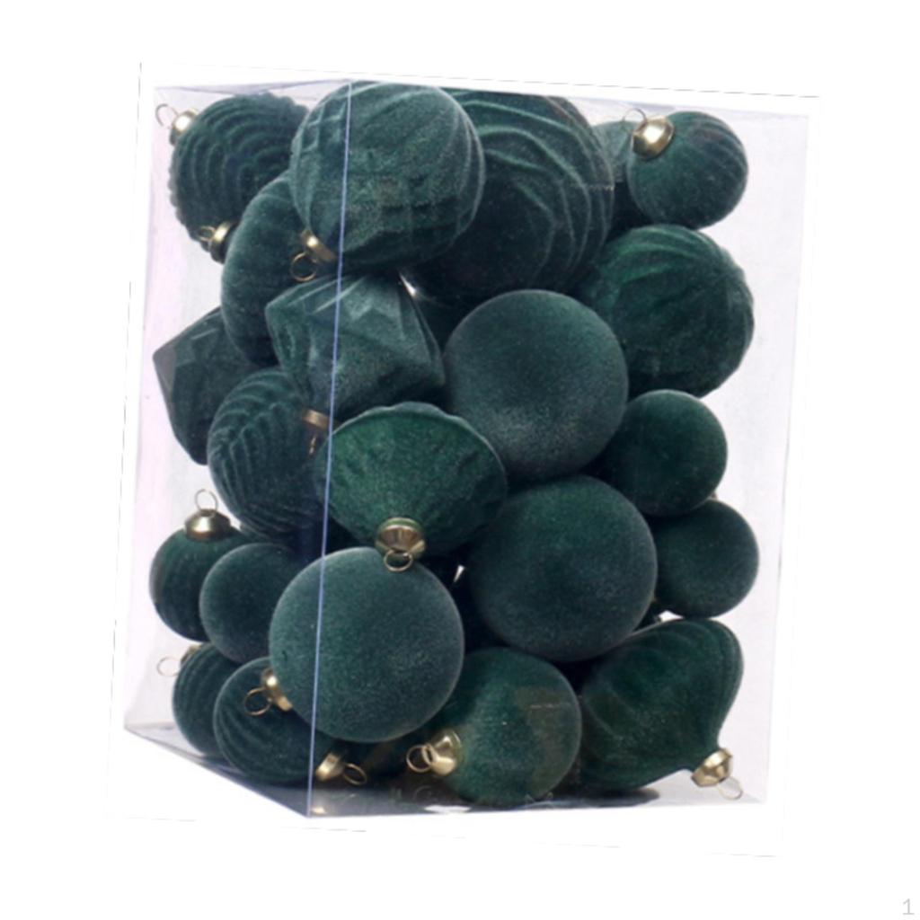 35 Pieces Charm Pendants Xmas Hanging Present Multifunctional Reusable Christmas Ornaments Balls for
