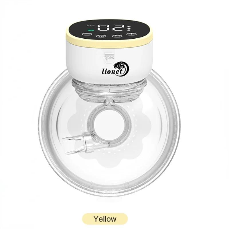 

Носимые электрические молокоотсосы для сбора молока без помощи рук, невидимые, автоматические, интеллектуальные, двухсторонние, портативные