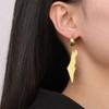 Exquisite Country Map Dangle Piercing Earrings Stainless Stee Arabic Calligraphy Geography Earring Amulet Jewelry Gifts