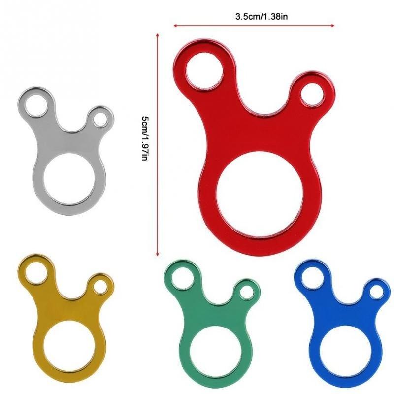 10Pcs 3-Hole Quick Knot Tent Cord Runner Fastener Wind Rope Buckle