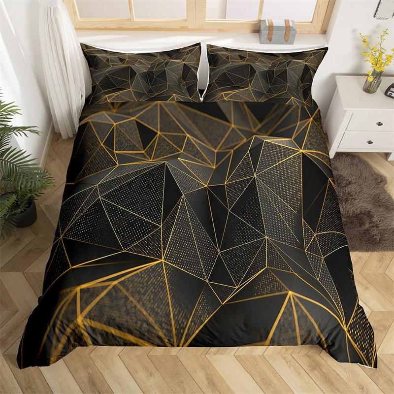 Пододеяльник с изображением заката и геометрическим узором Ombre — фото 16