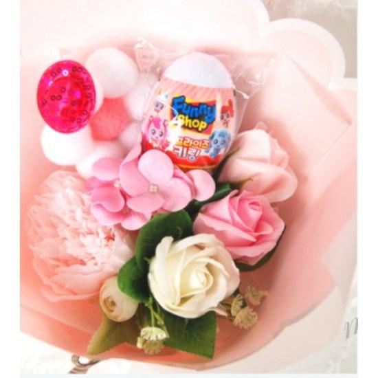 Bluen artificial flower random tiny pinky ring bouquet, pink, 1 piece, a popular character in Korea