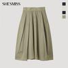 [She S miSS] Pleated Flare Long Skirt SwwSkp22110