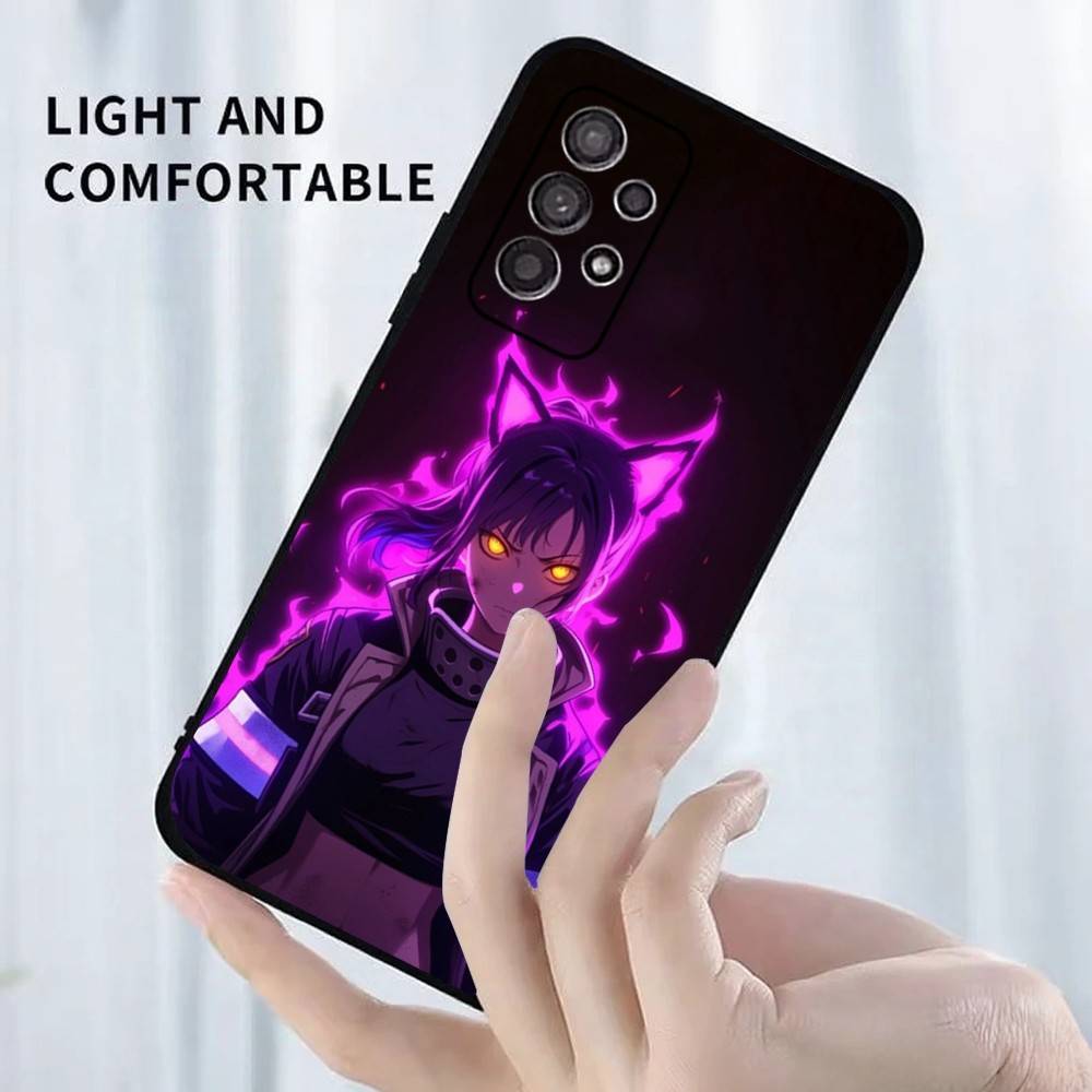 

F-Fire F-Force Cartoon Phone Case For Samsung S25,S24,S23,S22,S21,S20,S10,Ultra,Plus,Lite,FE,Soft Silicone Black Cover Samsung S25