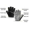1 Pair Cycling Half-finger Gloves Men Women Moisture-Wicking Breathable Non-slip Multi-purpose Outdoor Motorcycle Riding Sports Fingerless Gloves