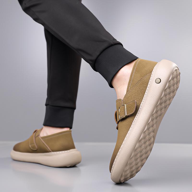 Scarpe Uomo Moda Lusso Marca Vera Pelle Traspiranti Ufficio Business Formali Casual Mocassini Scarpe Uomo Designer Slip-on Scarpe da Guida