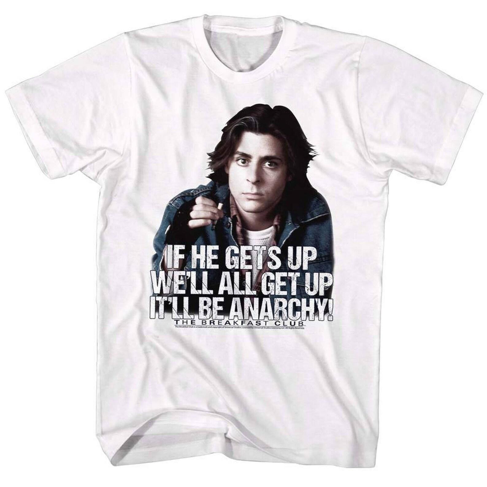 Breakfast Club Anarchy White Adult T-Shirt S